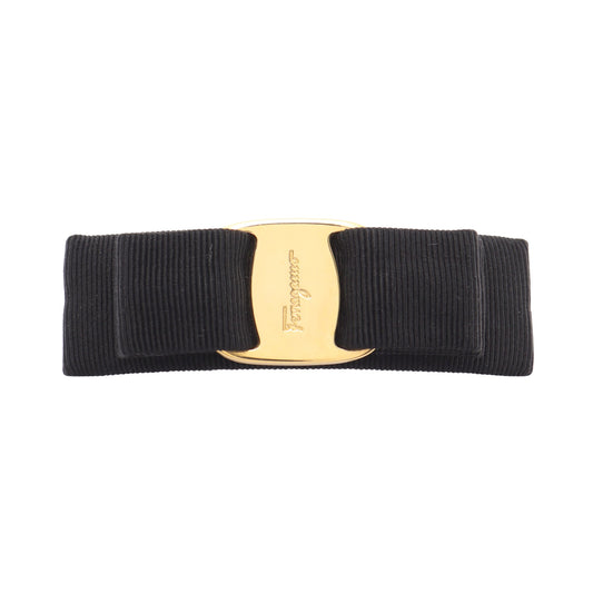 ヴァラリボン バレッタ GP ファブリック ブラック サルヴァトーレフェラガモ アクセサリー Salvatore Ferragamo