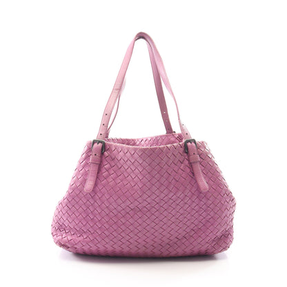 イントレチャート ショルダーバッグ トートバッグ レザー パープル ボッテガヴェネタ バッグ BOTTEGA VENETA