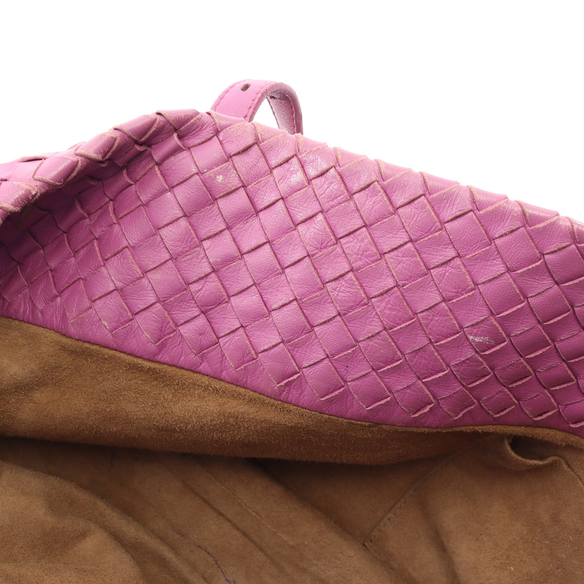 イントレチャート ショルダーバッグ トートバッグ レザー パープル ボッテガヴェネタ バッグ BOTTEGA VENETA