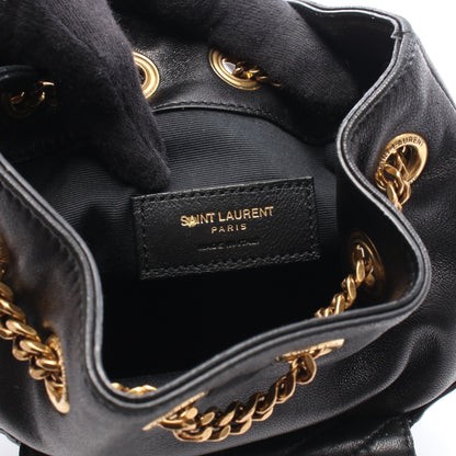 ジョー ミニ バケットバッグ チェーンショルダーバッグ レザー ブラック サンローランパリ バッグ SAINT LAURENT PARIS