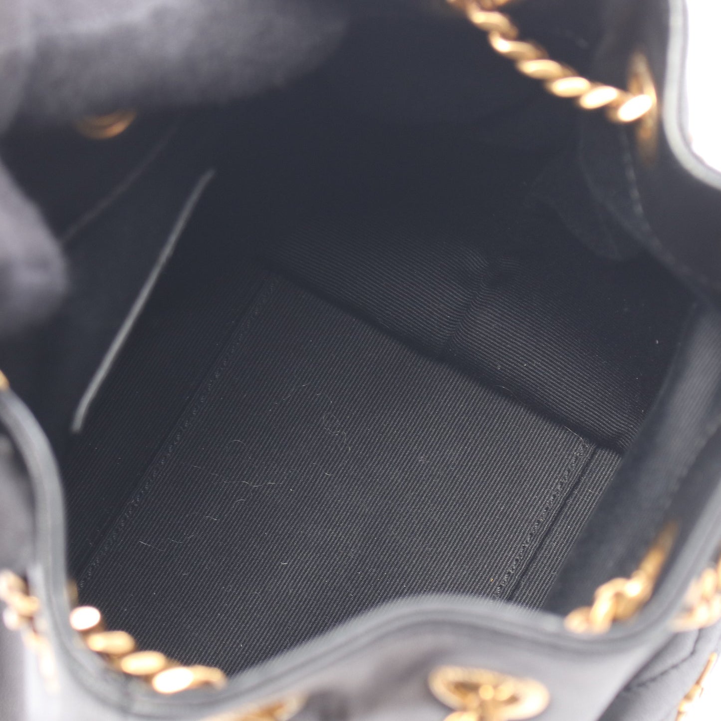 ジョー ミニ バケットバッグ チェーンショルダーバッグ レザー ブラック サンローランパリ バッグ SAINT LAURENT PARIS