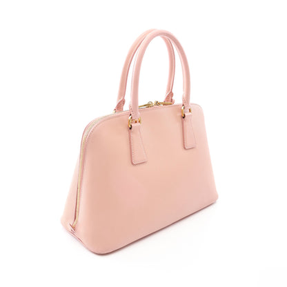 SAFFIANO LUX 2WAY ハンドバッグ サフィアーノレザー ピンク プラダ