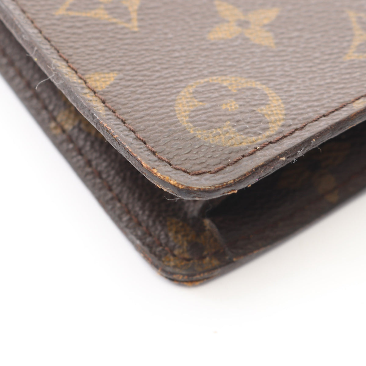 ポルトドキュマン セナトゥール モノグラム クラッチバッグ PVC レザー ブラウン ルイヴィトン バッグ LOUIS VUITTON