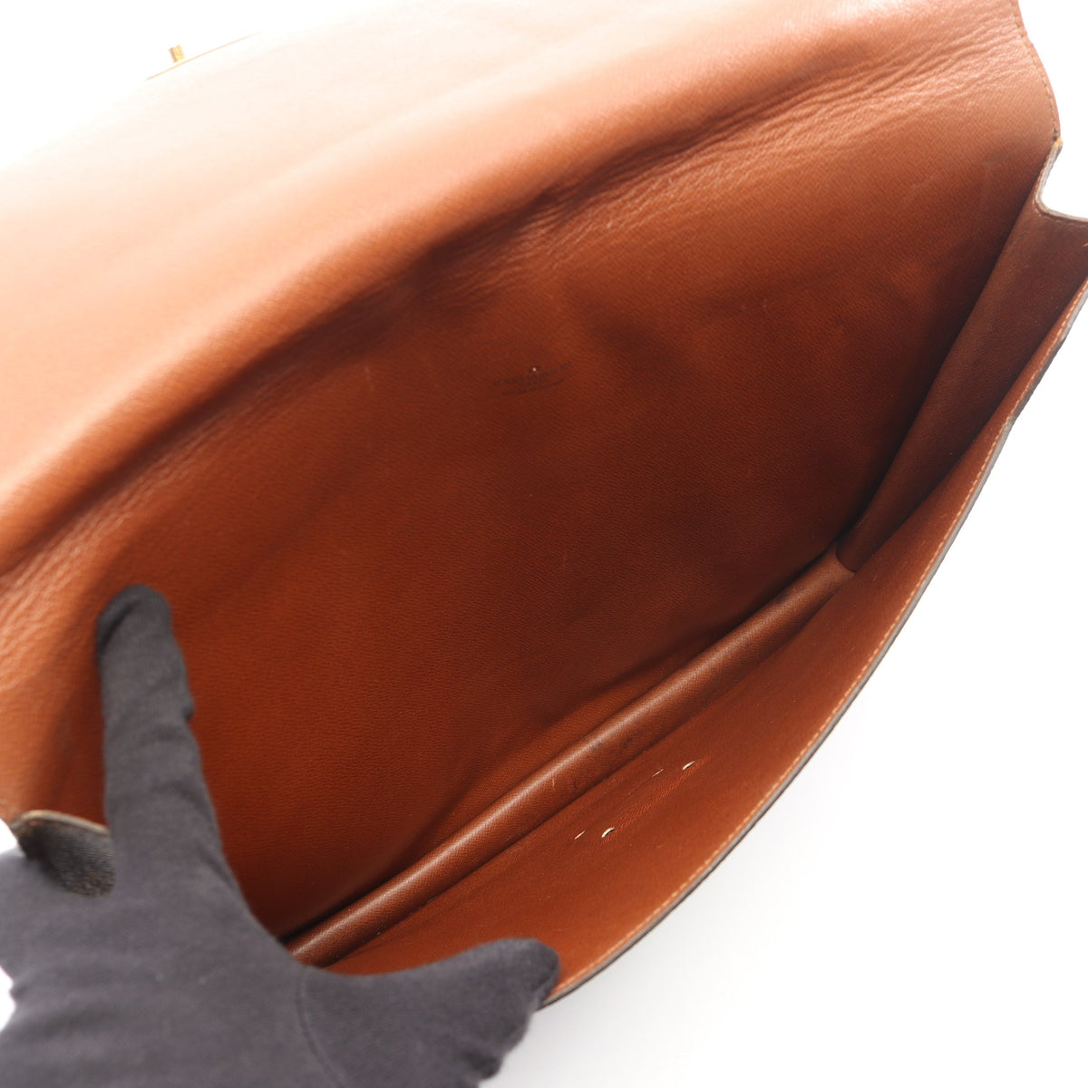 ポルトドキュマン セナトゥール モノグラム クラッチバッグ PVC レザー ブラウン ルイヴィトン バッグ LOUIS VUITTON