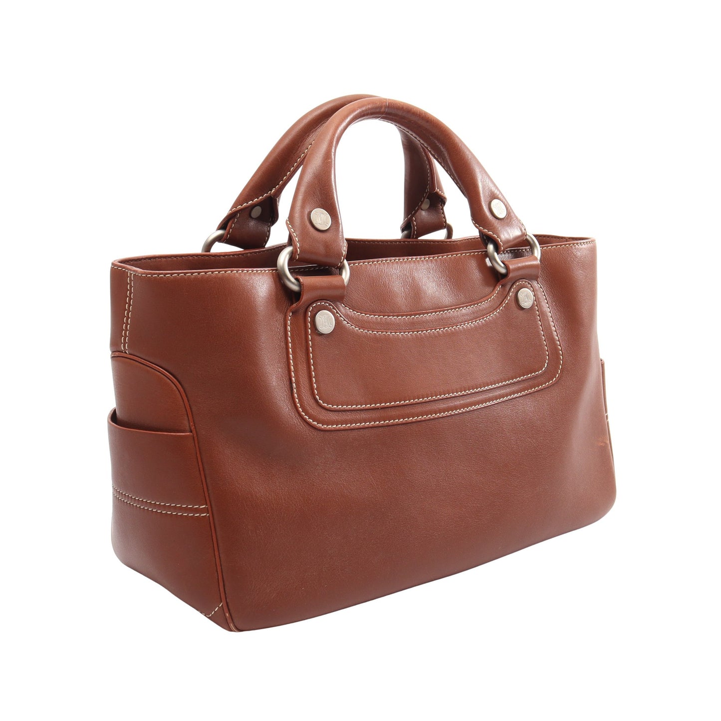 ブギーバッグ ハンドバッグ レザー ブラウン セリーヌ
