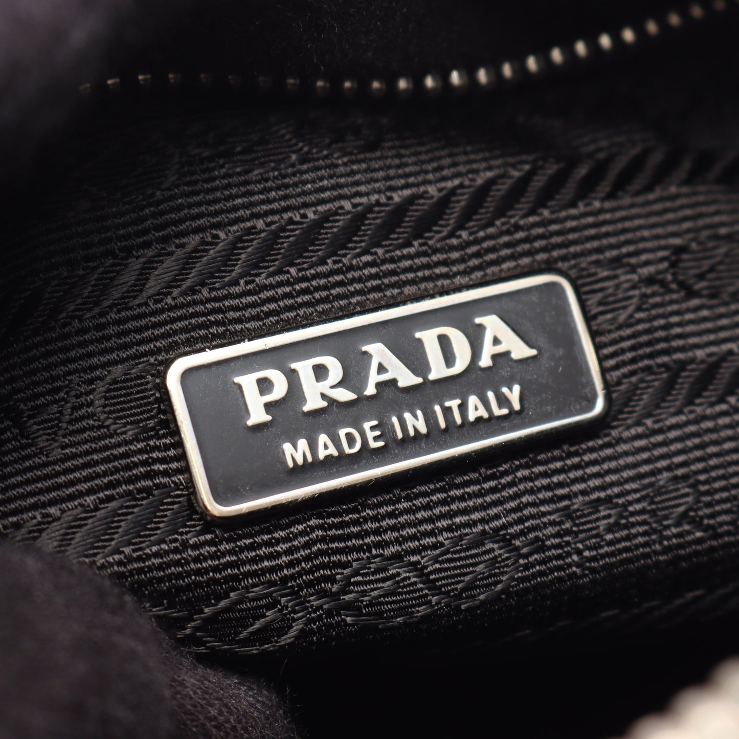 TESSUTO+SAFFIANO ショルダーバッグ ナイロン エナメルレザー ブラック プラダ バッグ PRADA