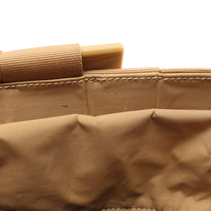 ハンドバッグ ファブリック ベージュ サルヴァトーレフェラガモ