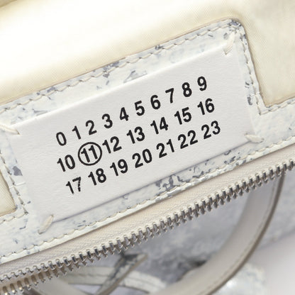 5AC ミニバッグ 2WAY ハンドバッグ レザー シルバー ホワイト メゾンマルジェラ11 バッグ Maison Margiela 11