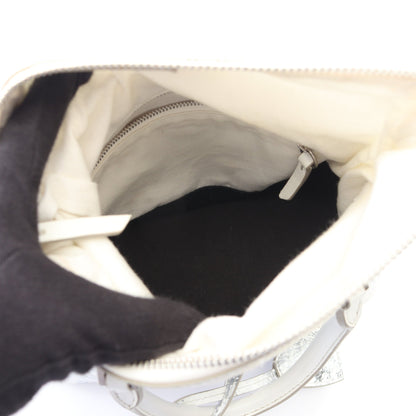 5AC ミニバッグ 2WAY ハンドバッグ レザー シルバー ホワイト メゾンマルジェラ11 バッグ Maison Margiela 11