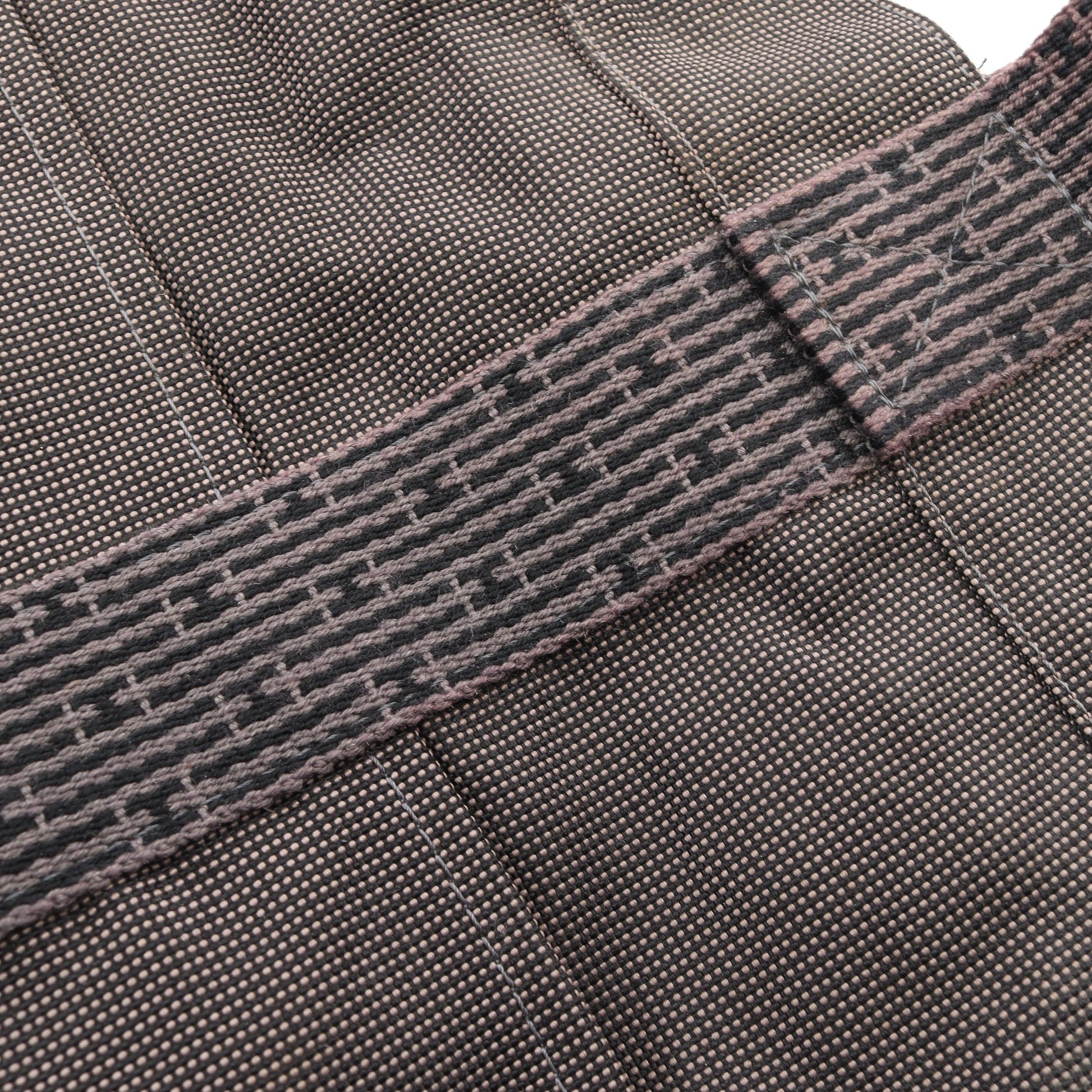エールラインMM ハンドバッグ トートバッグ ナイロンキャンバス ダークグレー シルバー金具 エルメス バッグ HERMES
