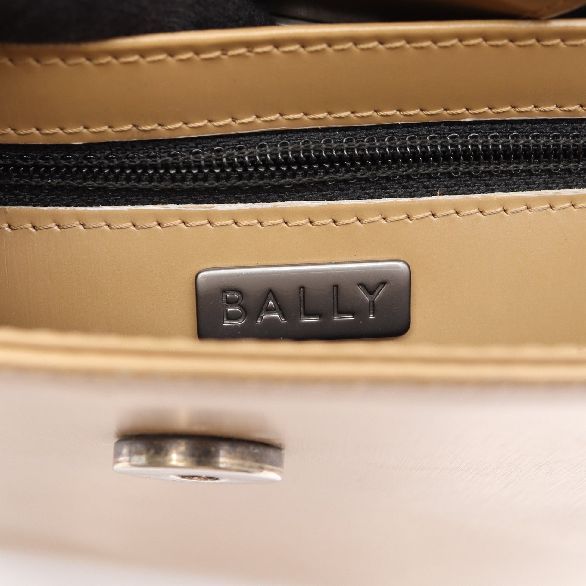 ハンドバッグ レザー ベージュ バリー バッグ BALLY