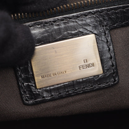 エトニコ ハンドバッグ レザー ブラック フェンディ バッグ FENDI