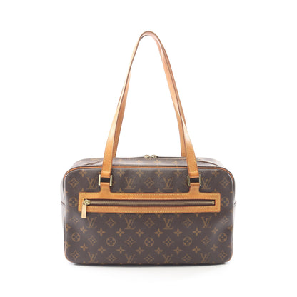 シテGM モノグラム ショルダーバッグ PVC レザー ブラウン ルイヴィトン バッグ LOUIS VUITTON