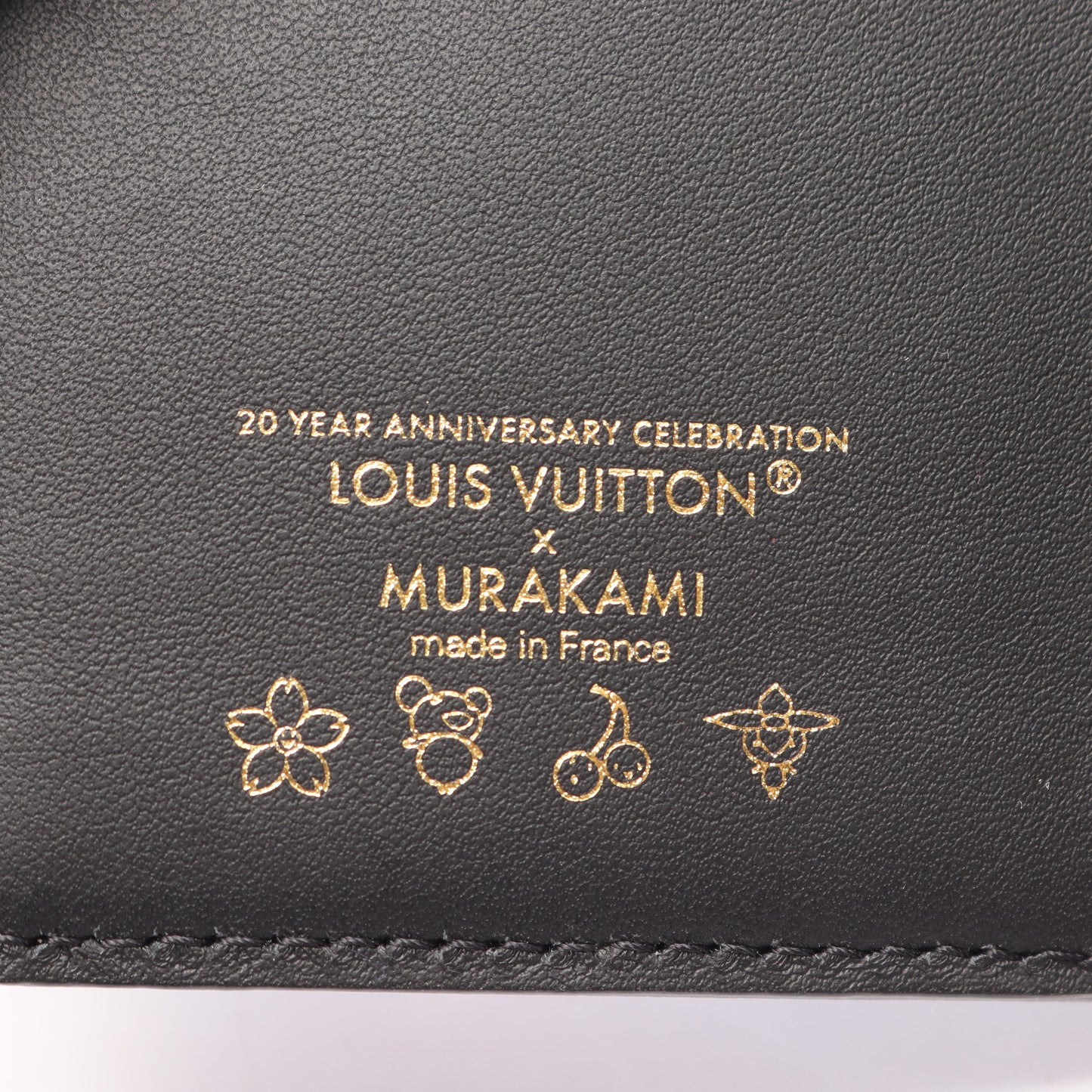 LV × TM ポルトフォイユルー 二つ折り財布 レザー ブラック マルチカラー ルイヴィトン