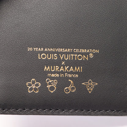 LV × TM ポルトフォイユルー 二つ折り財布 レザー ブラック マルチカラー ルイヴィトン