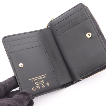 LV × TM ポルトフォイユルー 二つ折り財布 レザー ブラック マルチカラー ルイヴィトン