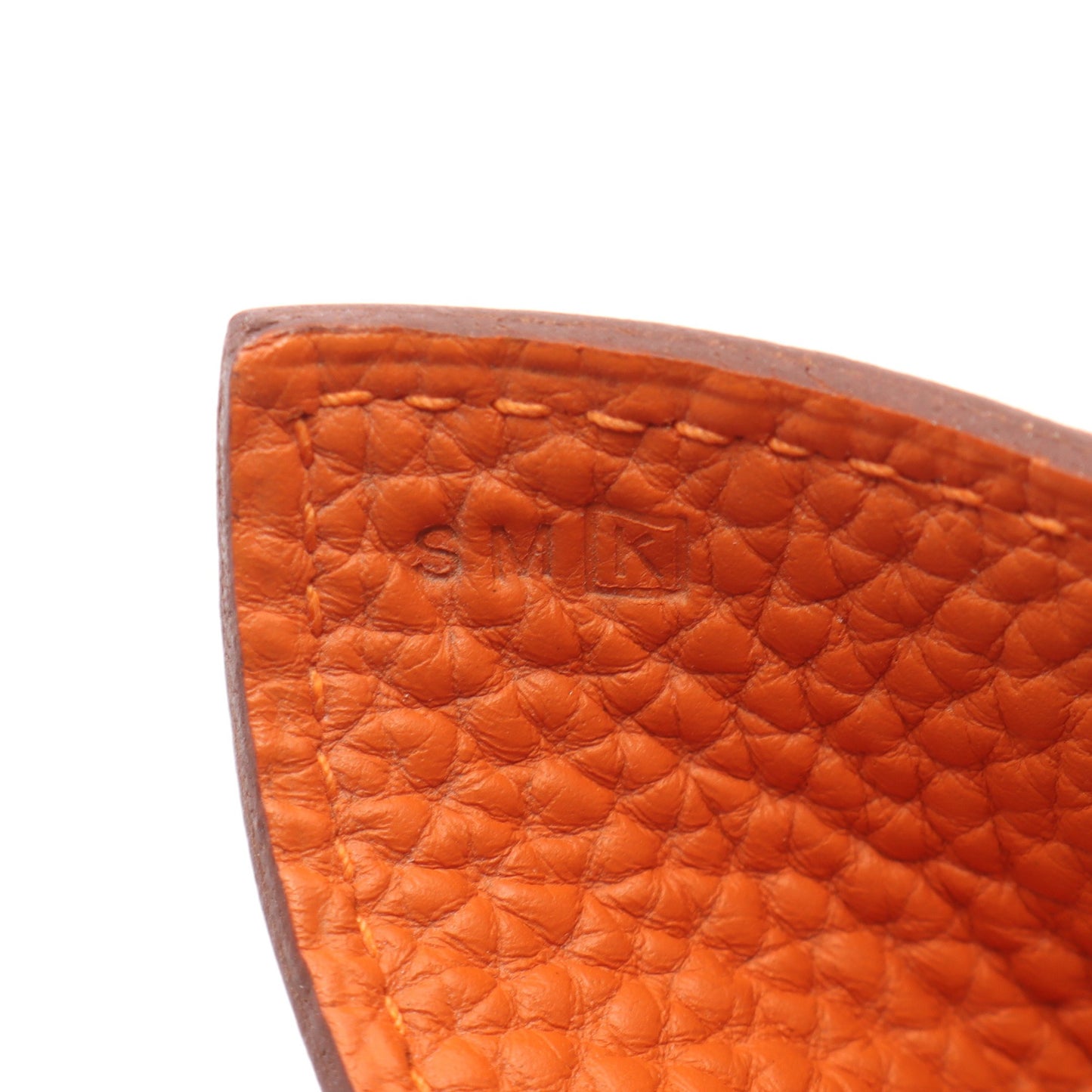 ヴィド ポッシュ ミーズ エ ルランス ポティロン 小物入れ トゴ オレンジ シルバー金具 □K刻印 エルメス