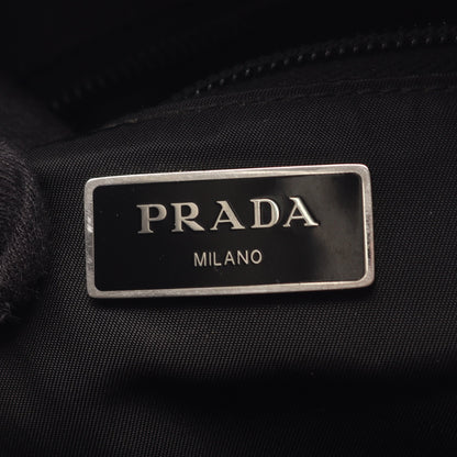 三角プレート バックパック リュックサック ナイロン ブラック プラダ
