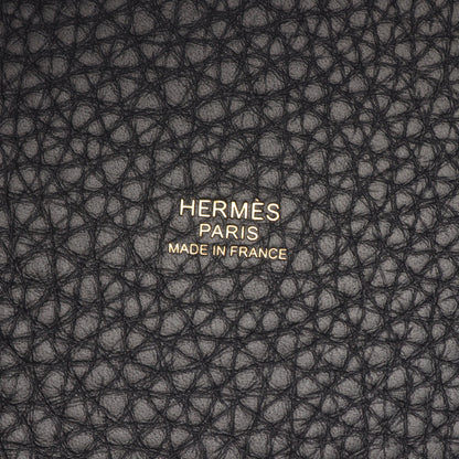 ピコタンロックPM ハンドバッグ トリヨンクレマンス ブラック ゴールド金具 K刻印 エルメス