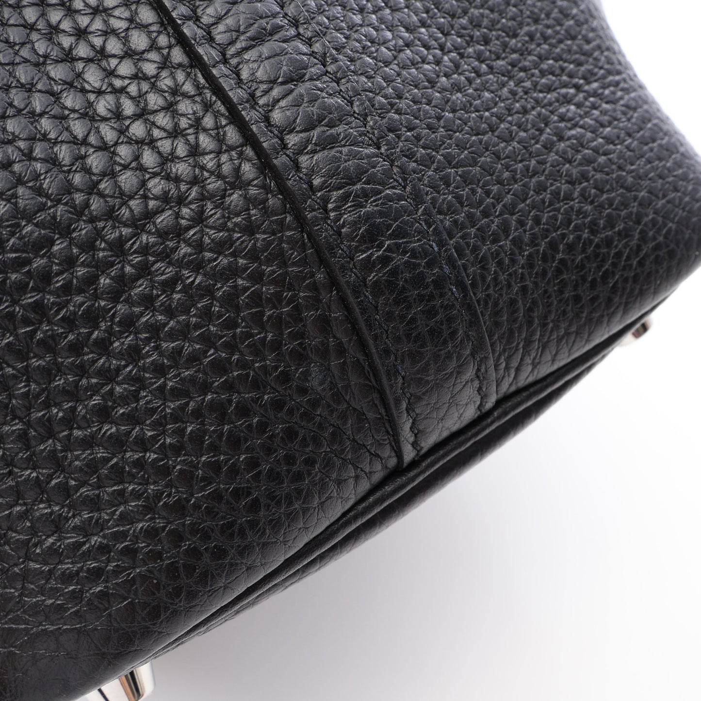 ピコタンロックPM ハンドバッグ トリヨンクレマンス ブラック シルバー金具 Y刻印 エルメス