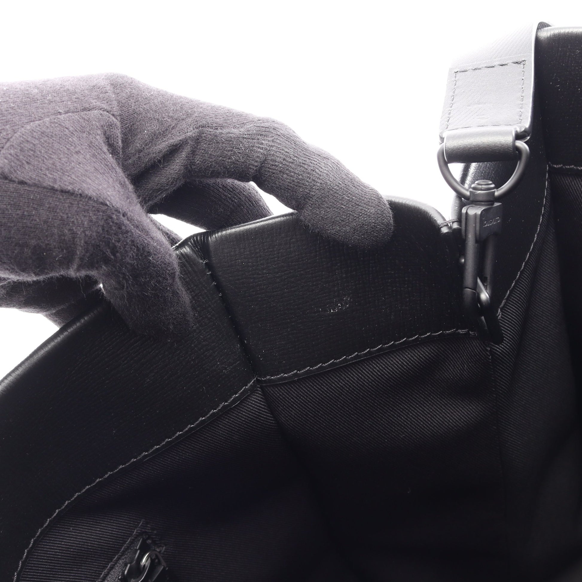 ショッパートートMM ノワール 2WAY ハンドバッグ トートバッグ レザー ブラック ルイヴィトン バッグ LOUIS VUITTON