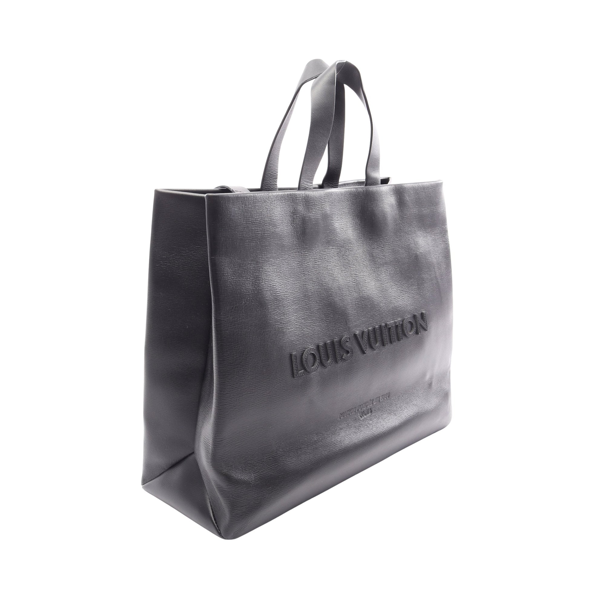ショッパートートMM ノワール 2WAY ハンドバッグ トートバッグ レザー ブラック ルイヴィトン バッグ LOUIS VUITTON