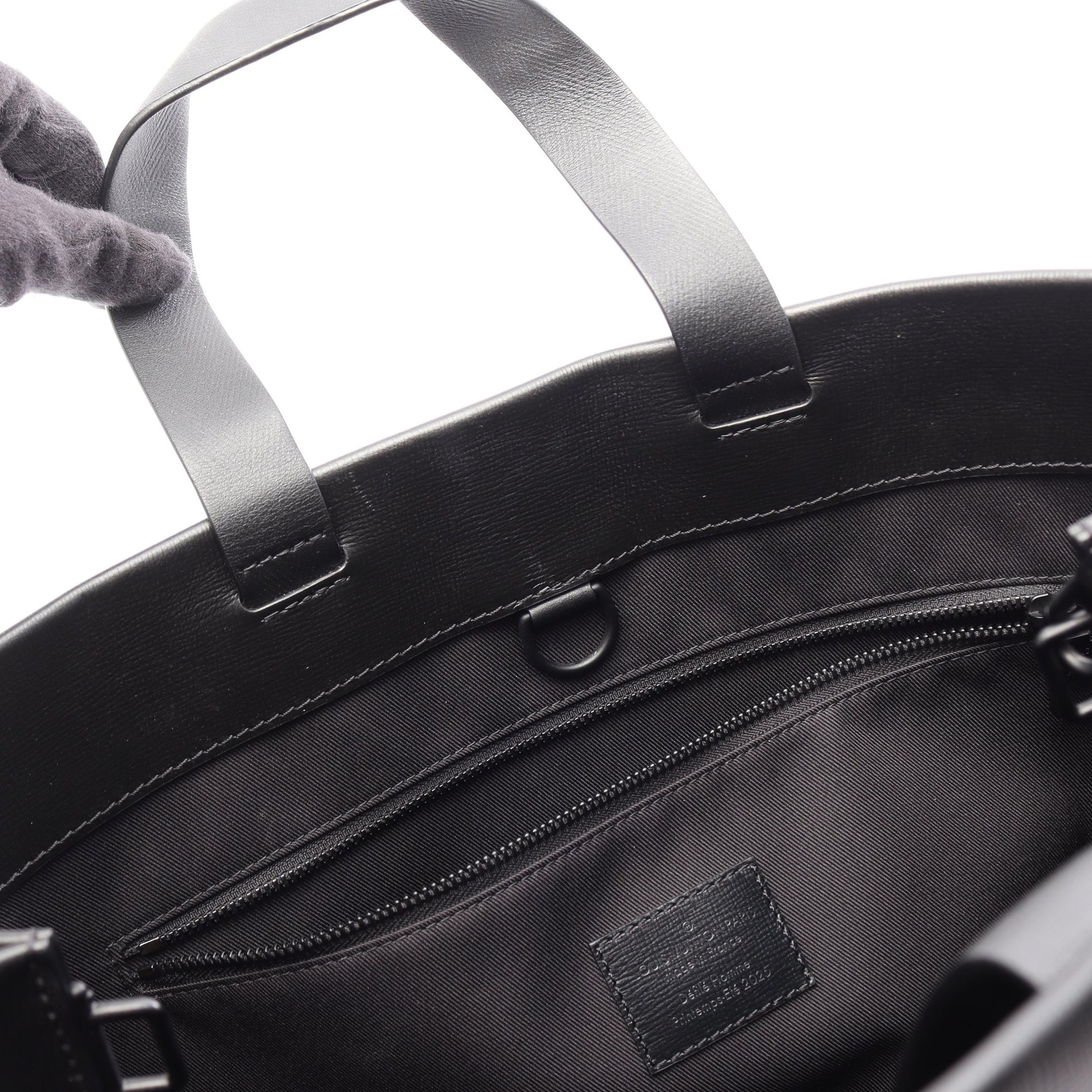 ショッパートートMM ノワール 2WAY ハンドバッグ トートバッグ レザー ブラック ルイヴィトン バッグ LOUIS VUITTON