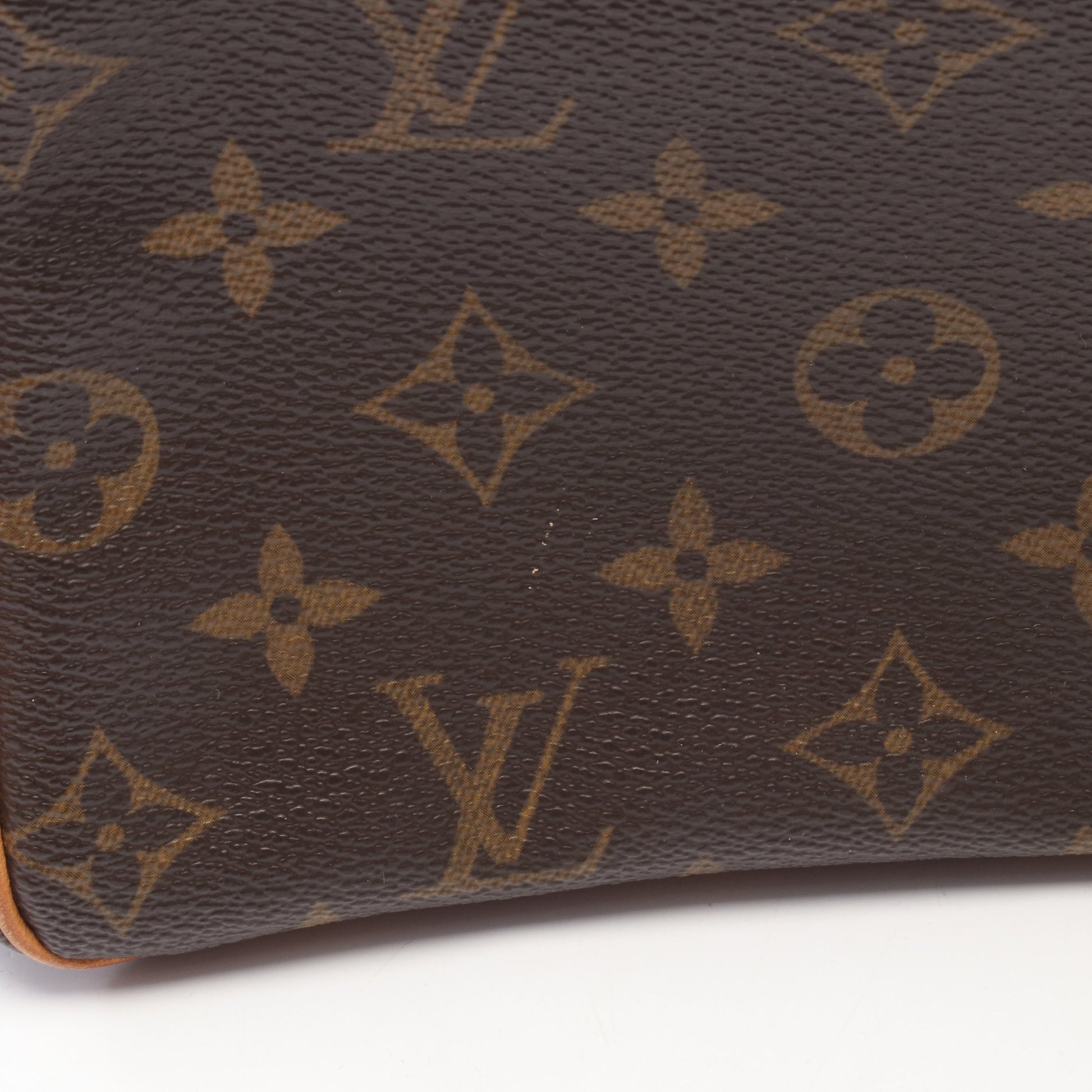ヴィバシテPM モノグラム ショルダーバッグ PVC レザー ブラウン ルイヴィトン バッグ LOUIS VUITTON