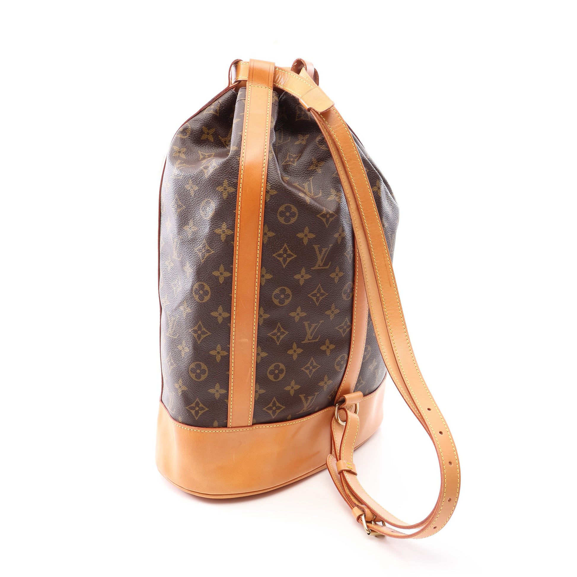 ランドネGM モノグラム ショルダーバッグ PVC レザー ブラウン ルイヴィトン バッグ LOUIS VUITTON