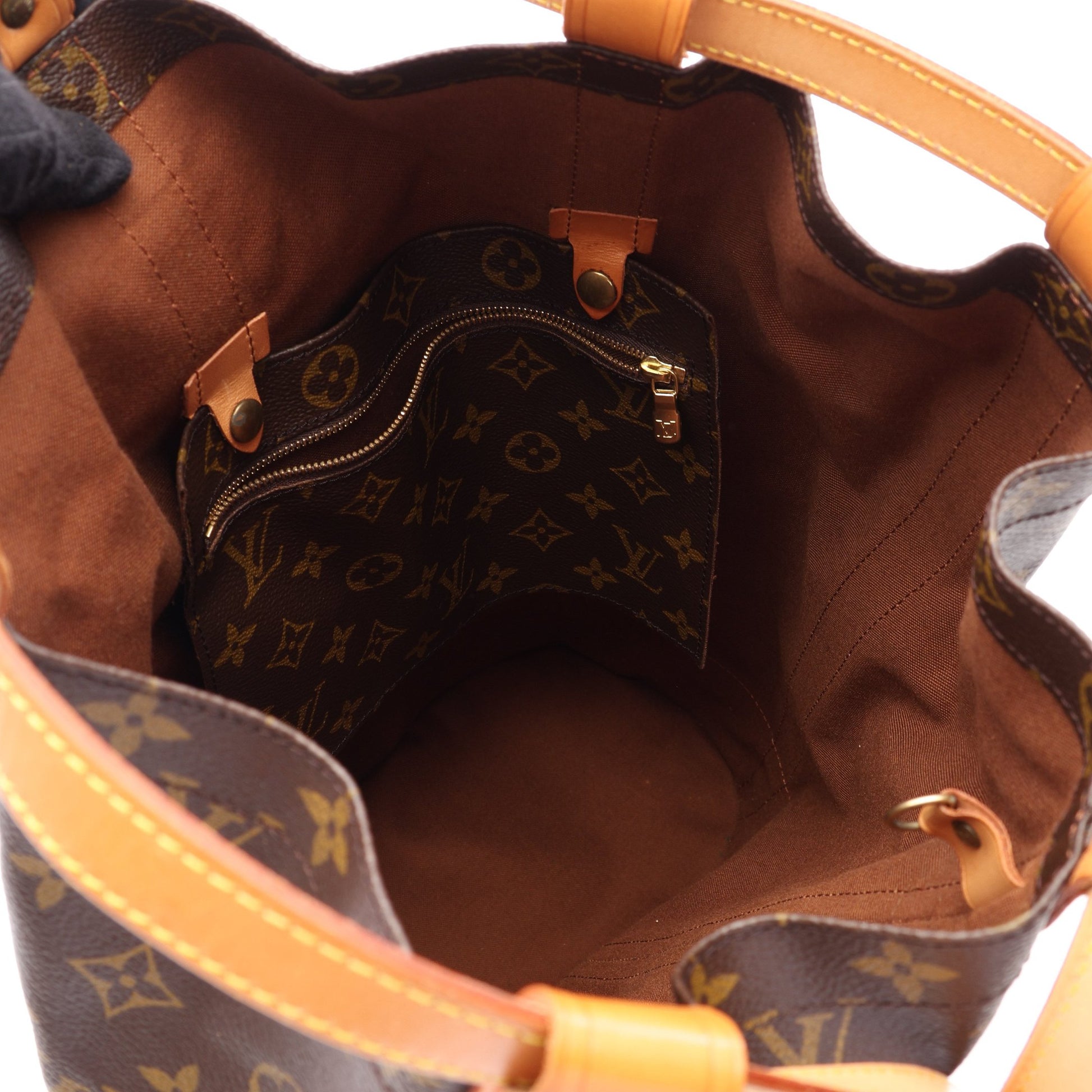 ランドネGM モノグラム ショルダーバッグ PVC レザー ブラウン ルイヴィトン バッグ LOUIS VUITTON