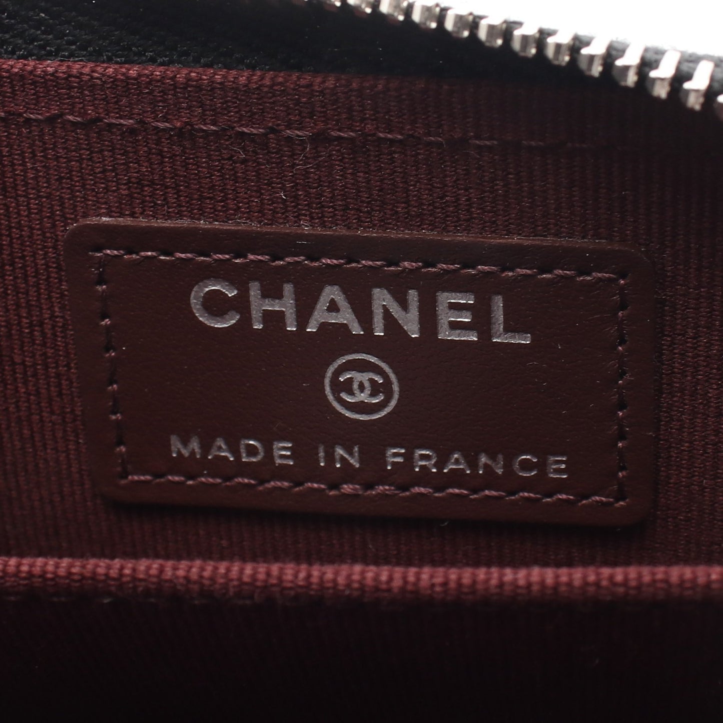 クラシック ジップ コインパース マトラッセ コインケース キャビアスキン ブラック シルバー金具 シャネル 財布・小物 CHANEL