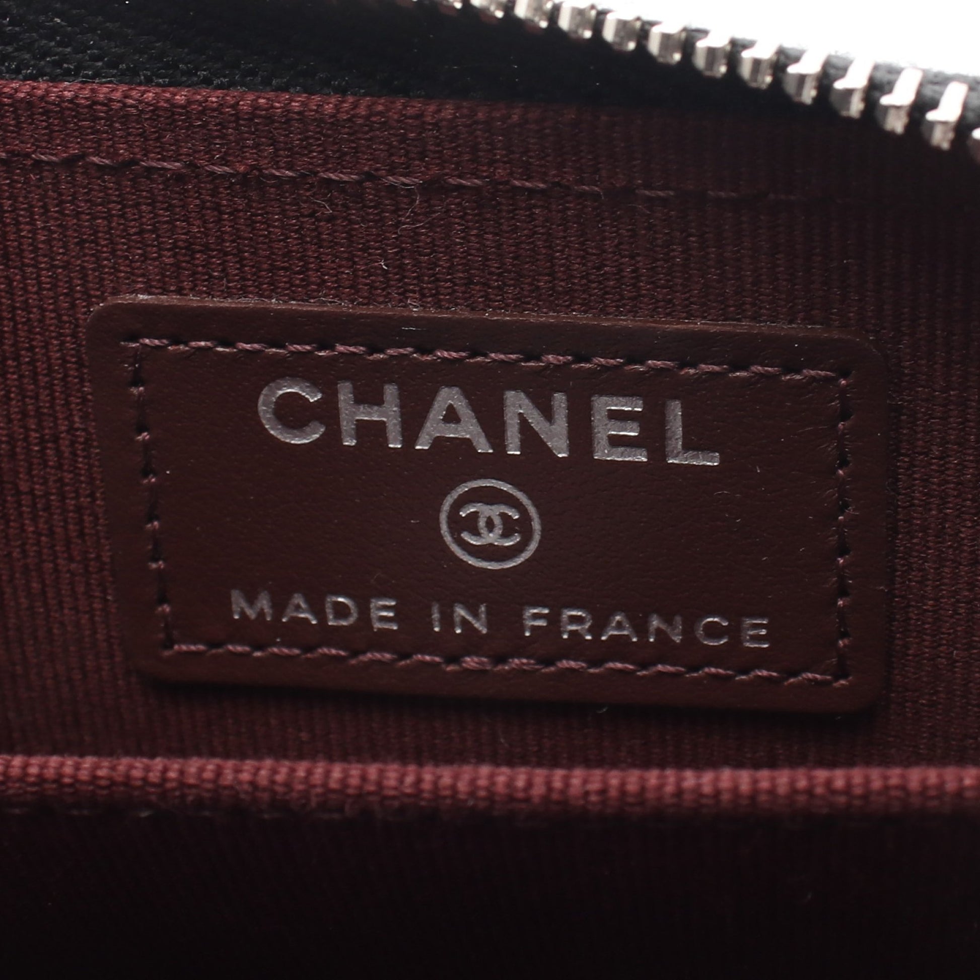 クラシック ジップ コインパース マトラッセ コインケース キャビアスキン ブラック シルバー金具 シャネル 財布・小物 CHANEL