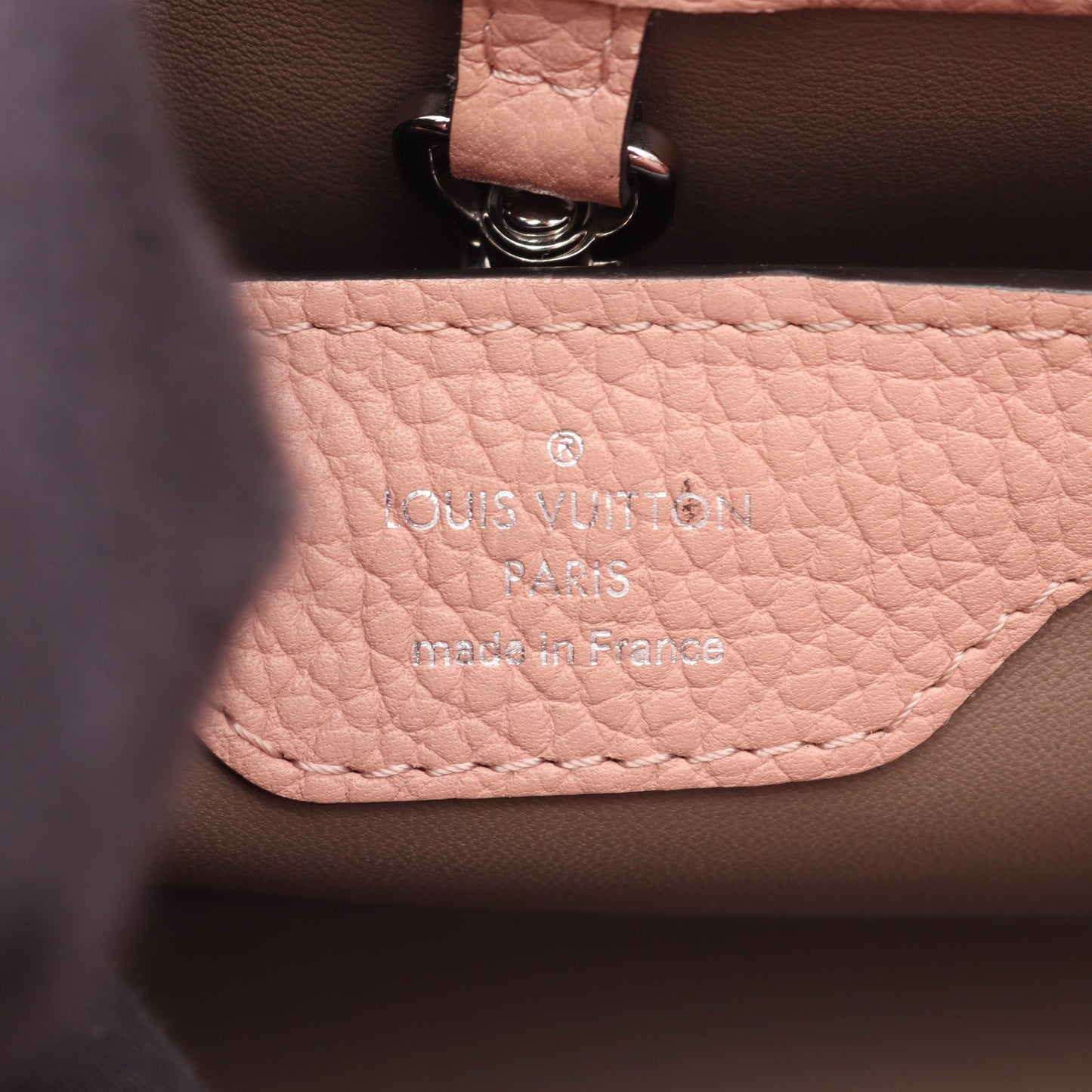 カプシーヌBB マグノリア 2WAY ハンドバッグ トリヨンレザー ピンク ルイヴィトン バッグ LOUIS VUITTON