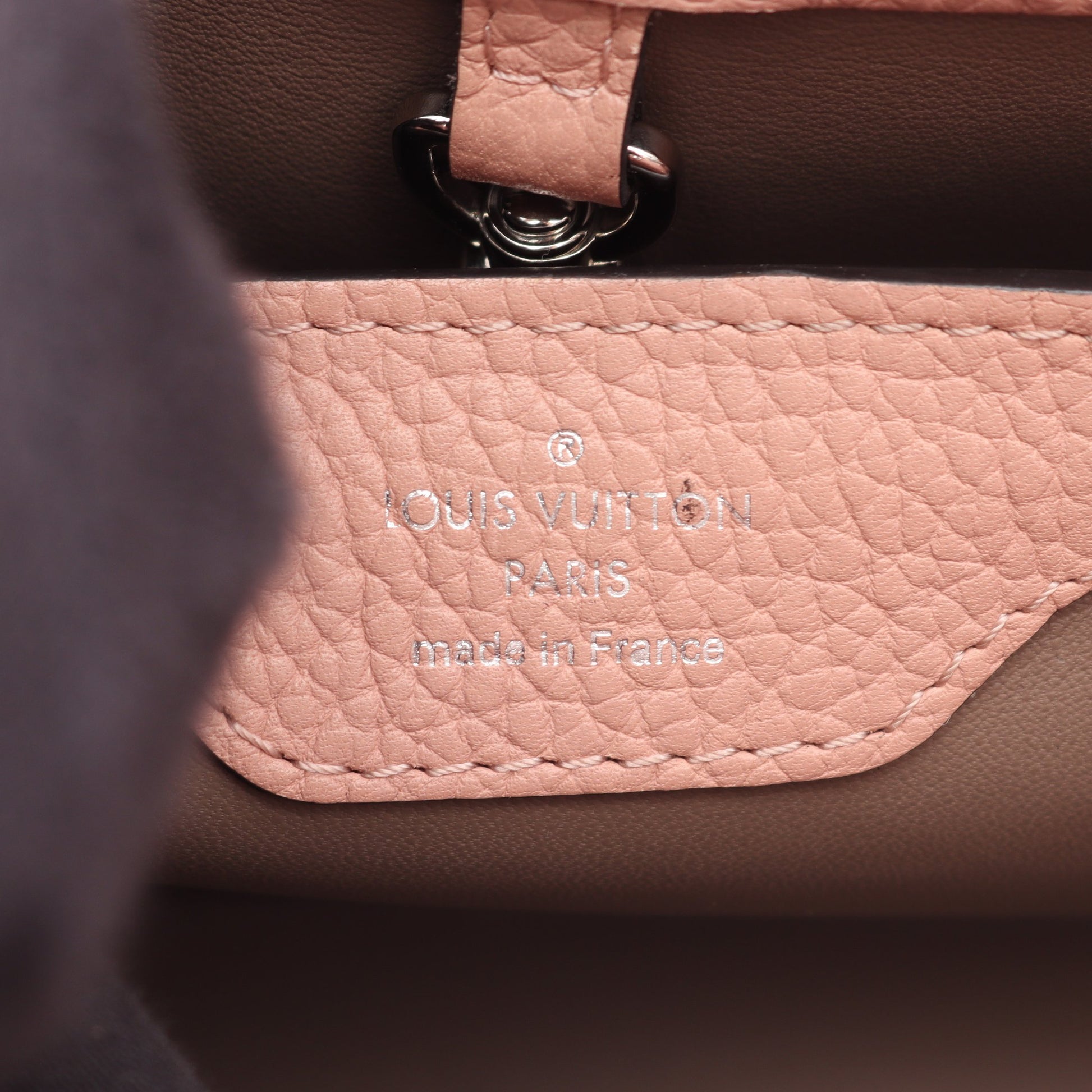 カプシーヌBB マグノリア 2WAY ハンドバッグ トリヨンレザー ピンク ルイヴィトン バッグ LOUIS VUITTON