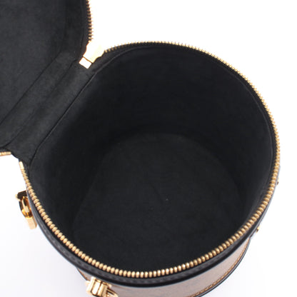 カンヌ モノグラムリバース 2WAY ハンドバッグ バニティバッグ PVC レザー ブラウン ブラック ルイヴィトン バッグ LOUIS VUITTON
