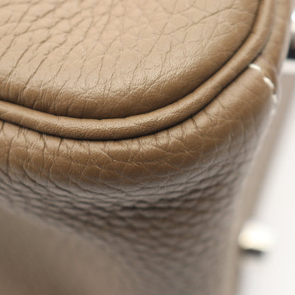 リンディ26 エトゥープ ショルダーバッグ トリヨンクレマンス グレーブラウン シルバー金具 Z刻印 エルメス バッグ HERMES