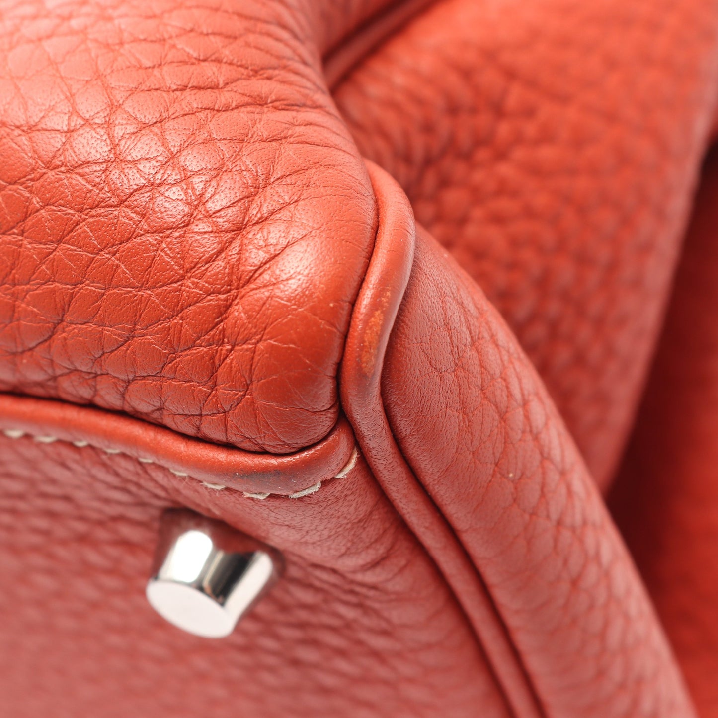 ケリー35 2WAY 内縫い ハンドバッグ トリヨンクレマンス ピンク シルバー金具 □N刻印 エルメス バッグ HERMES