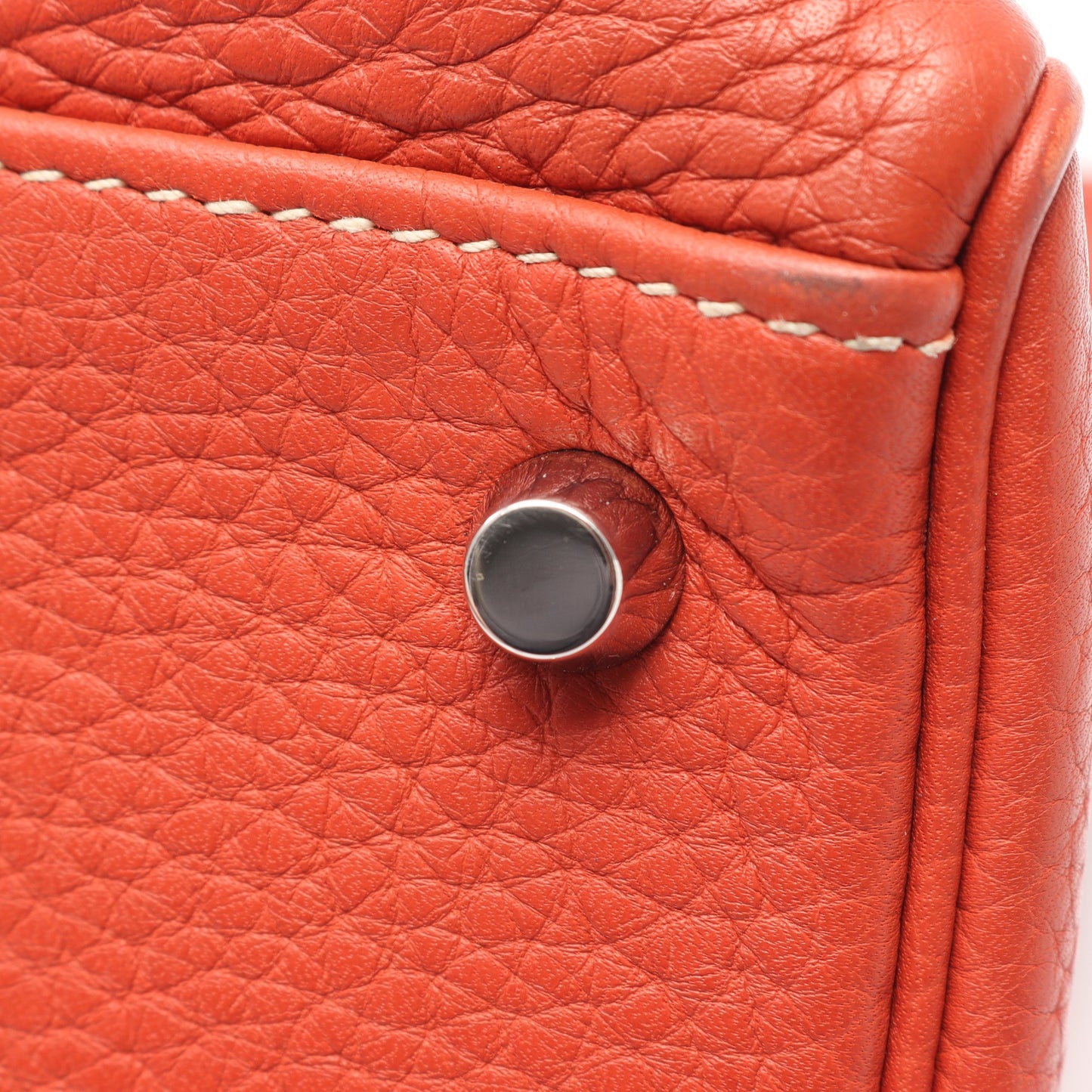 ケリー35 2WAY 内縫い ハンドバッグ トリヨンクレマンス ピンク シルバー金具 □N刻印 エルメス バッグ HERMES