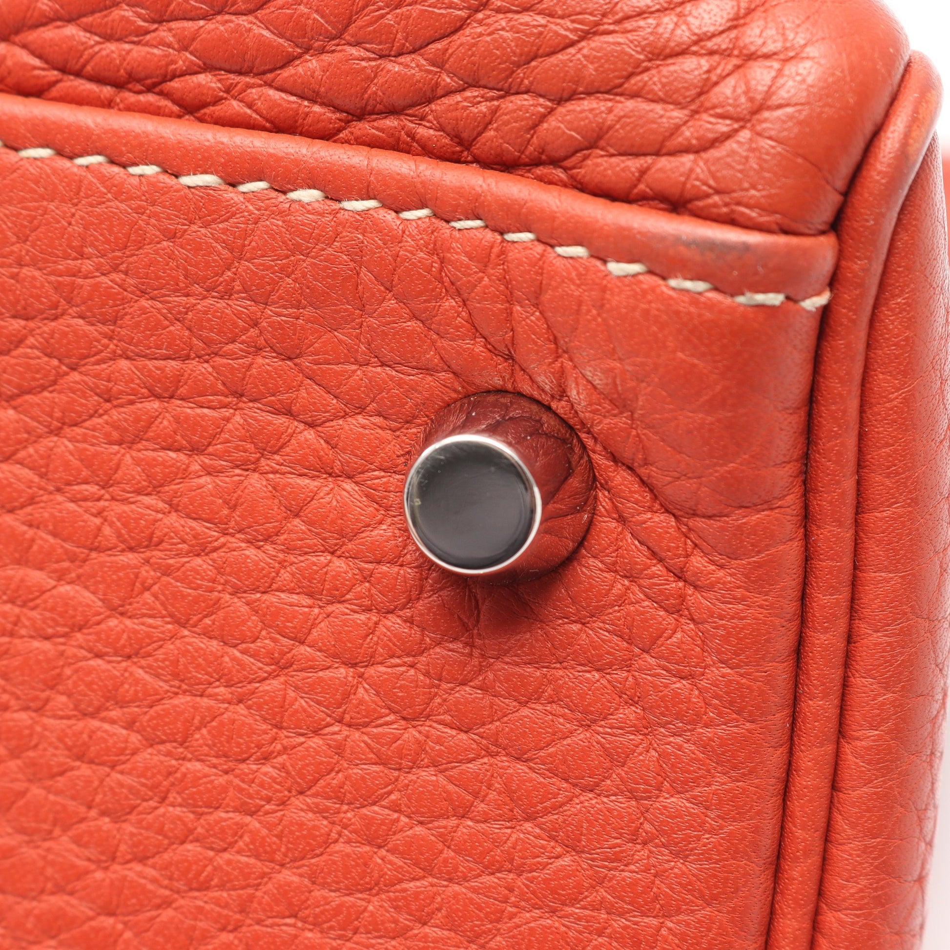 ケリー35 2WAY 内縫い ハンドバッグ トリヨンクレマンス ピンク シルバー金具 □N刻印 エルメス バッグ HERMES