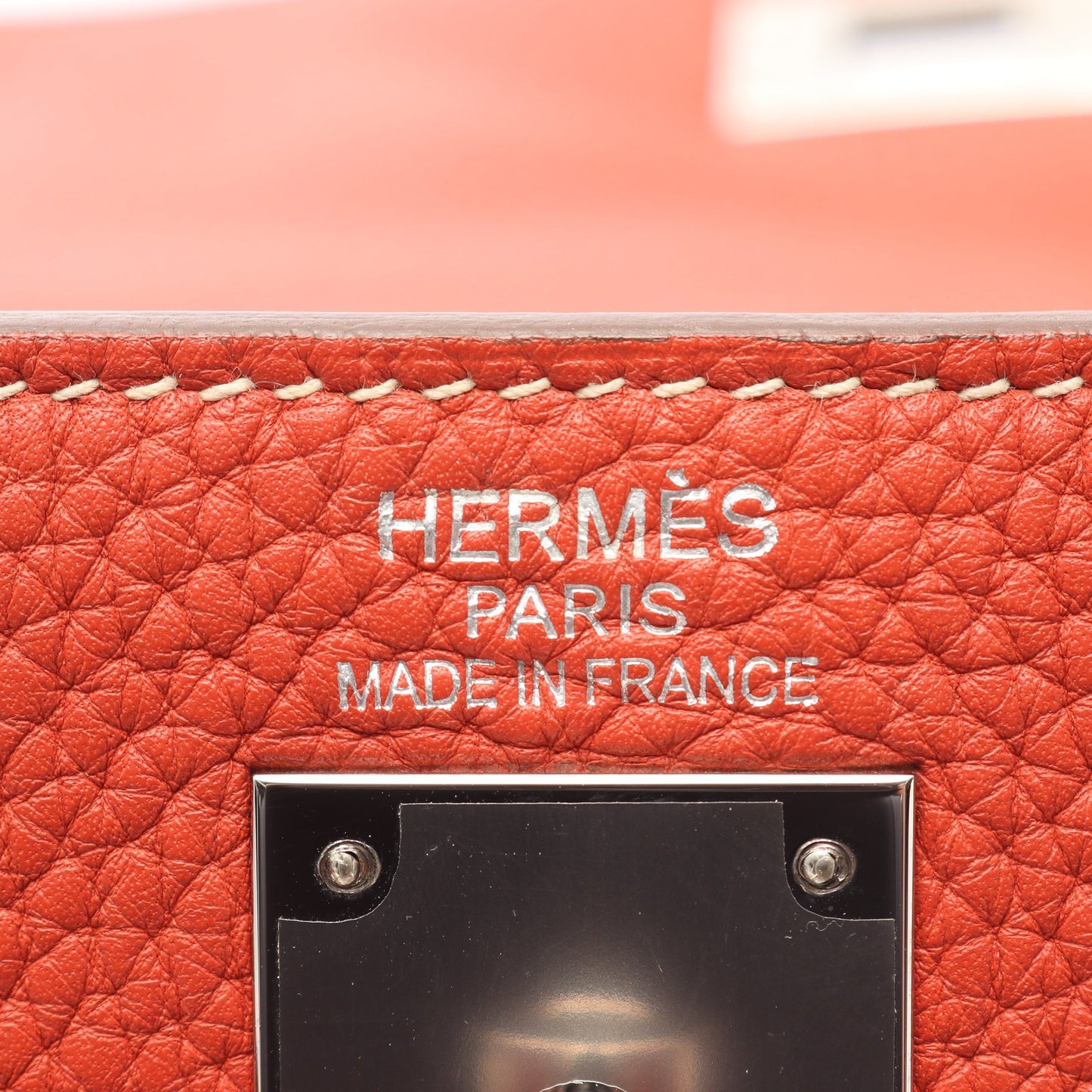 ケリー35 2WAY 内縫い ハンドバッグ トリヨンクレマンス ピンク シルバー金具 □N刻印 エルメス バッグ HERMES