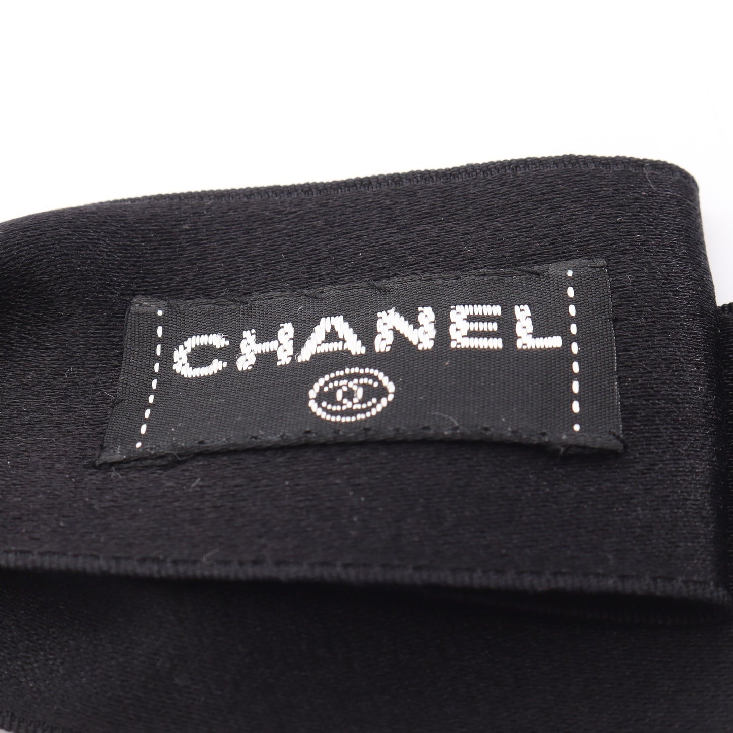 リボン メダリオン ブローチ ファブリック GP ブラック ゴールド シャネル アクセサリー CHANEL