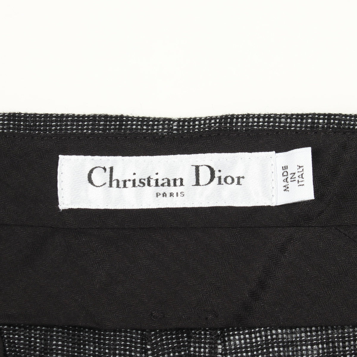 ショート パンツ コットン リネン ブラック ホワイト クリスチャンディオール ボトムス Christian Dior