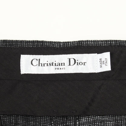 ショート パンツ コットン リネン ブラック ホワイト クリスチャンディオール ボトムス Christian Dior