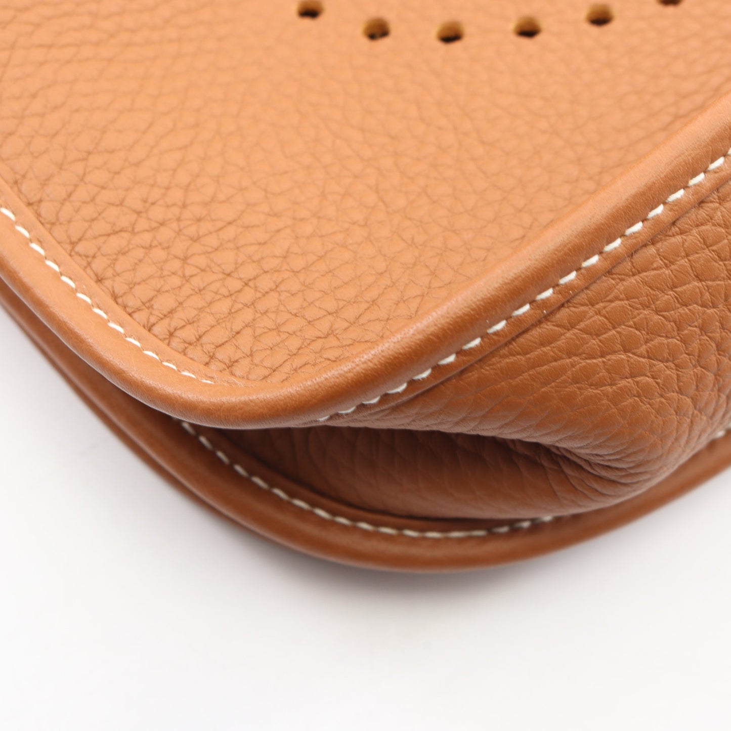 エヴリン 3 トロワ PM ゴールド ショルダーバッグ トリヨンクレマンス ブラウン シルバー金具 K刻印 エルメス
