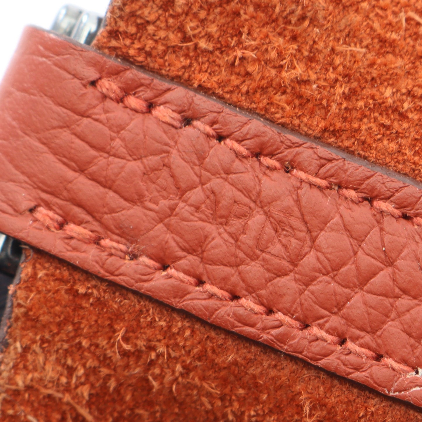 ピコタンロックPM ブリック ハンドバッグ トリヨンクレマンス ブラウン シルバー金具 □R刻印 エルメス バッグ HERMES