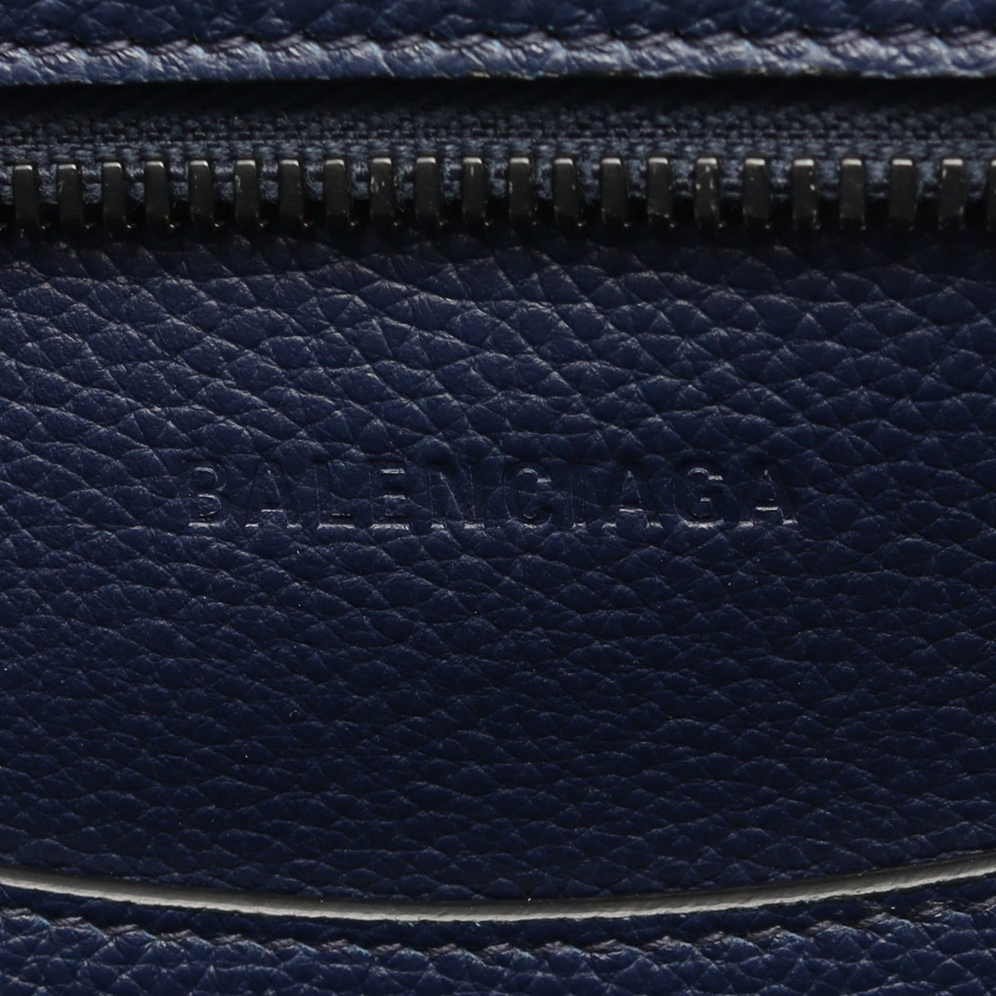 NEO CLASSIC LARGE ネオ クラシック シティ ラージ ショルダーバッグ トートバッグ レザー ネイビー バレンシアガ