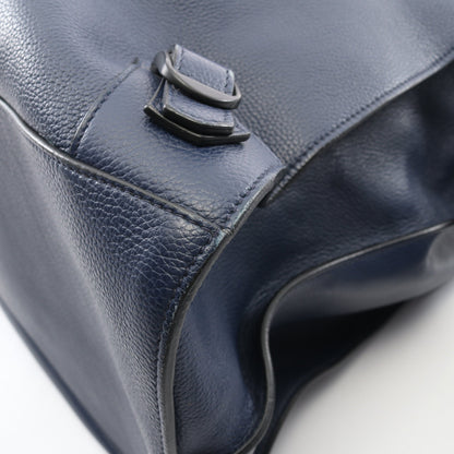 NEO CLASSIC LARGE ネオ クラシック シティ ラージ ショルダーバッグ トートバッグ レザー ネイビー バレンシアガ