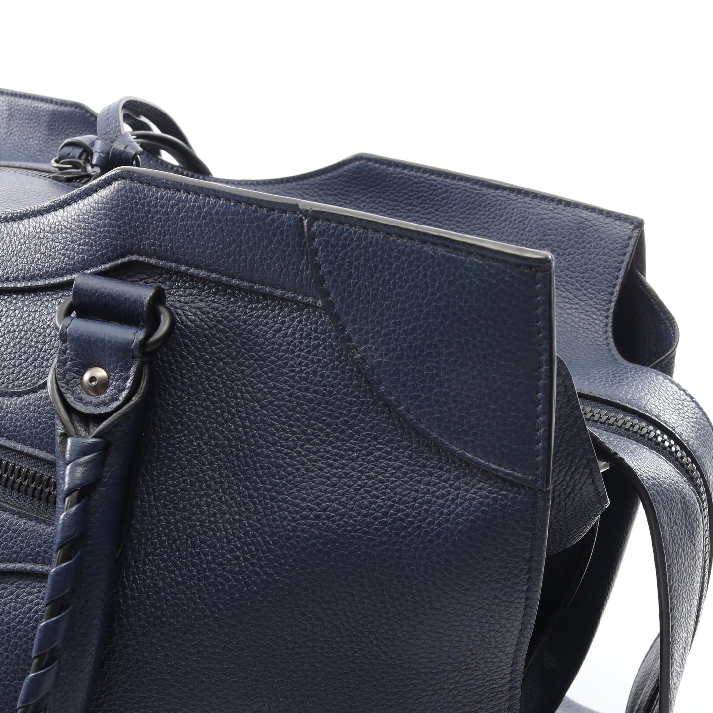 NEO CLASSIC LARGE ネオ クラシック シティ ラージ ショルダーバッグ トートバッグ レザー ネイビー バレンシアガ