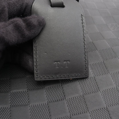 デイリー トート ダミエアンフィニ オニキス 2WAY ハンドバッグ トートバッグ レザー ブラック ルイヴィトン
