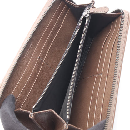 バタフライモチーフ ラウンドファスナー長財布 レザー ブラウン ボッテガヴェネタ 財布・小物 BOTTEGA VENETA